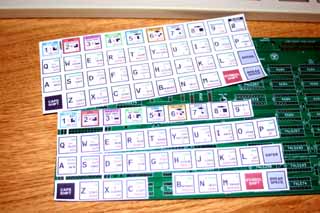 Keyboard labels