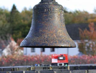Z80 TV Game in front of a local landmark