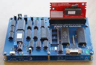 Close-up of assembled system