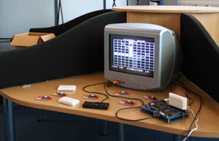 Z80 TV Game in operation