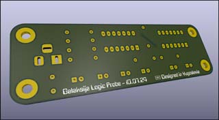 Logic probe PCB