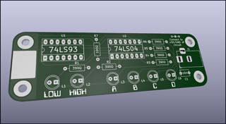 Logic probe PCB