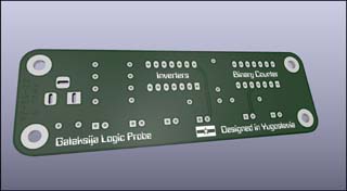 Logic probe PCB