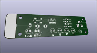 Logic probe PCB